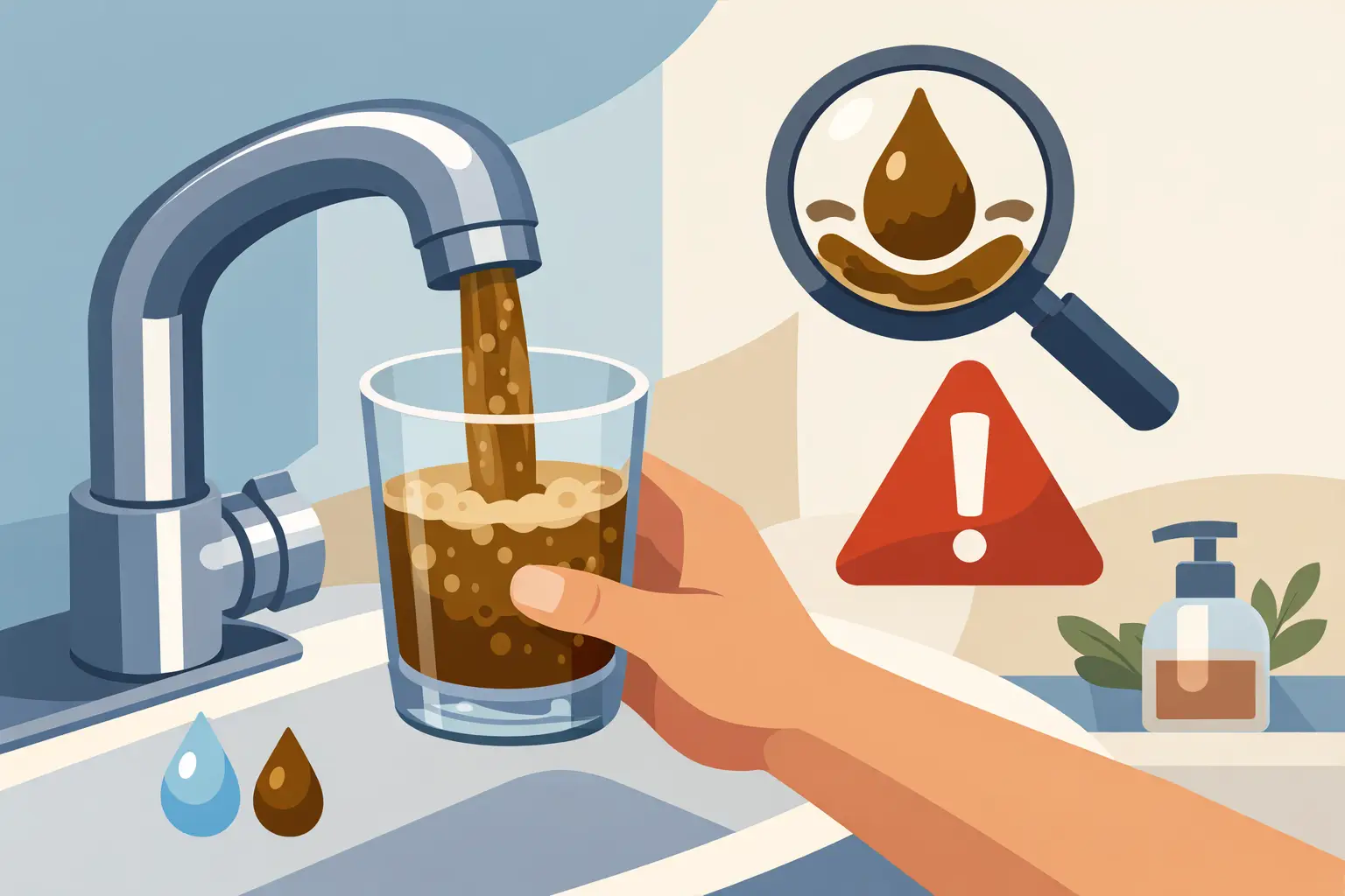 Is Brown Tap Water Dangerous? What to Do First