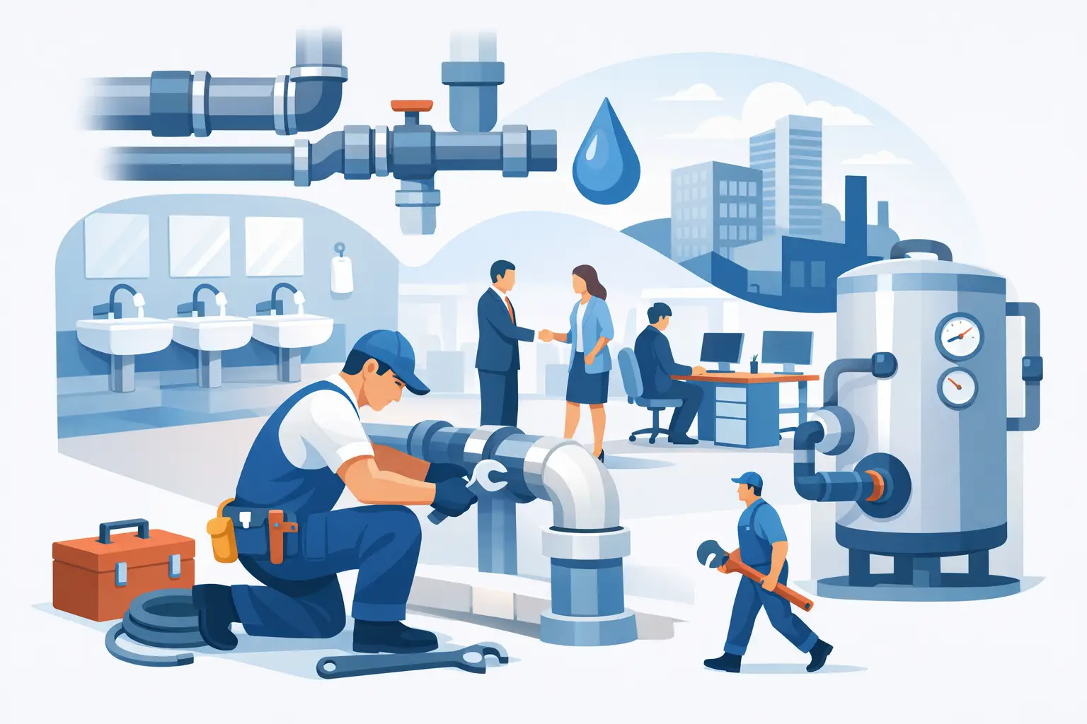 Commercial Plumbing Services That Keep Work Moving